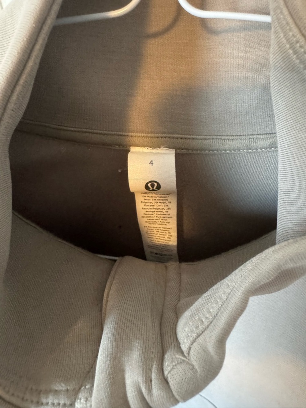 Lululemon Brushed Softstreme Half Zip - Picture 4 of 4